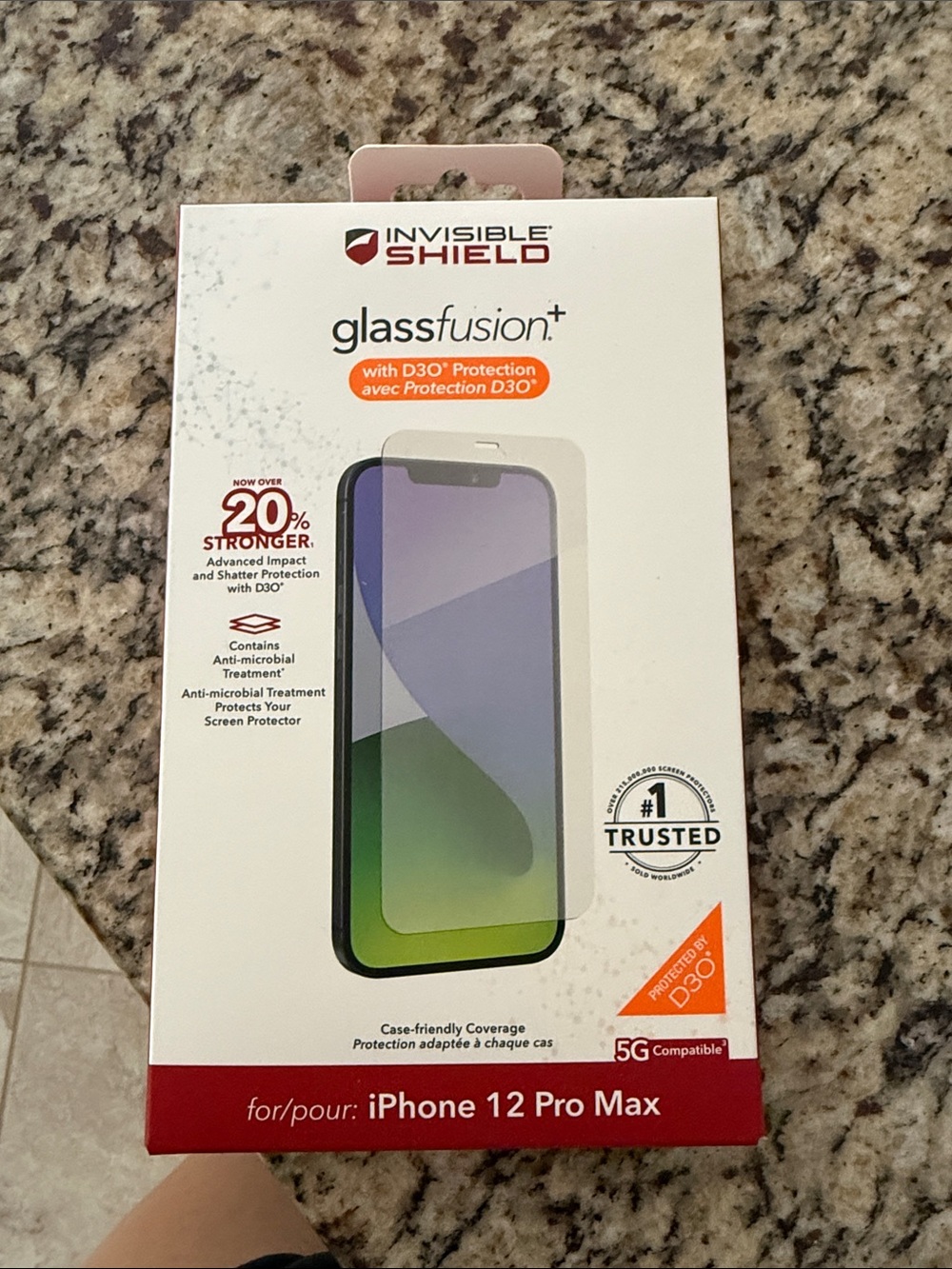 GlassFusion+ Screen Protector for iPhone 12 Pro Max - Clear